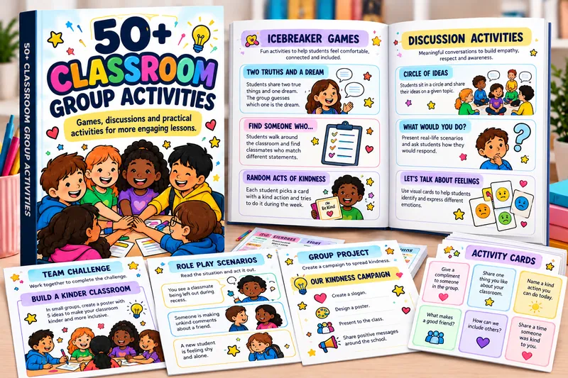 50+ Classroom Group Activities
