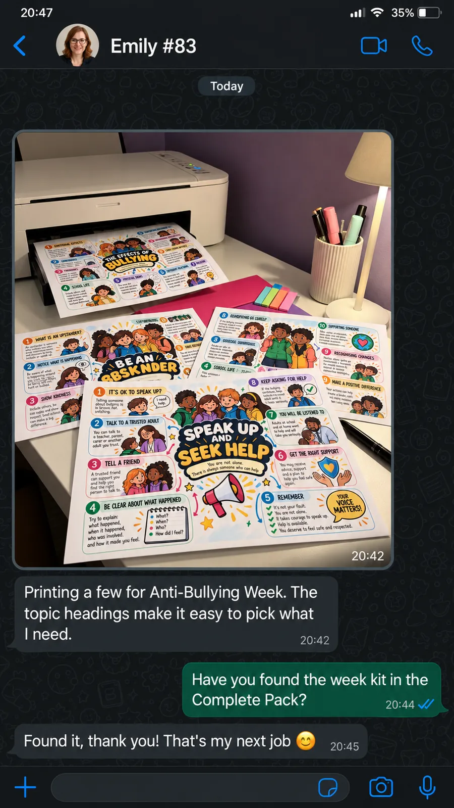 Teacher chat 2