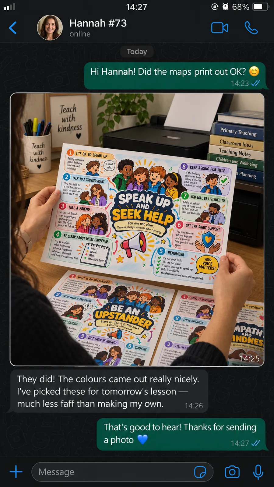 Teacher chat 7